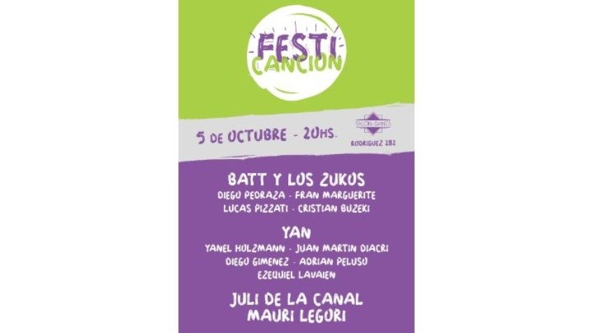 Llega la primera edición del Festi-Canción